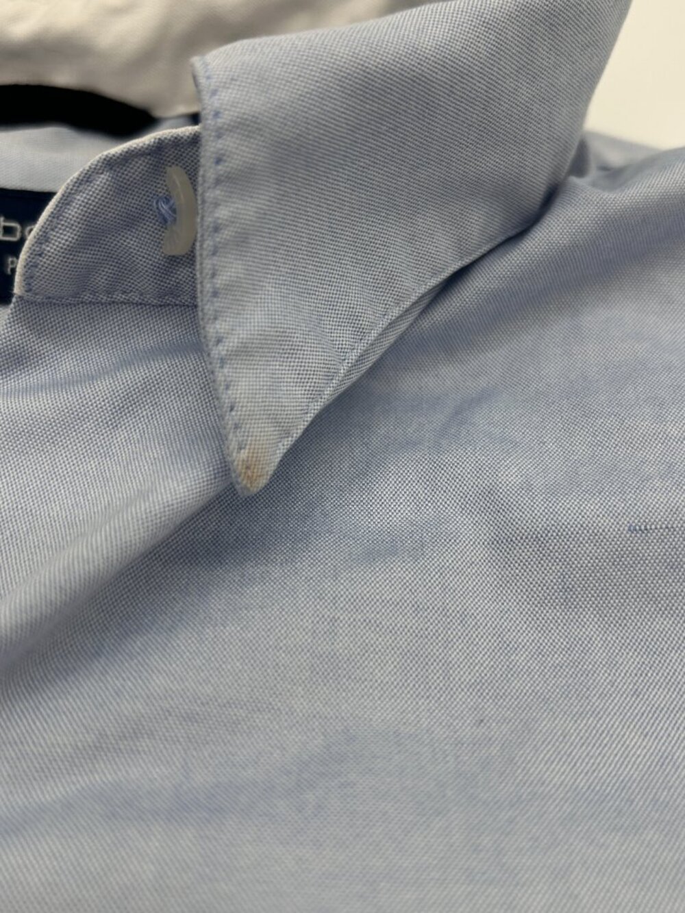 Vintage Liz Claiborne Shirt 100% Cotton Blouse Button Up 90s Long Sleeve Women L - Picture 10 of 12